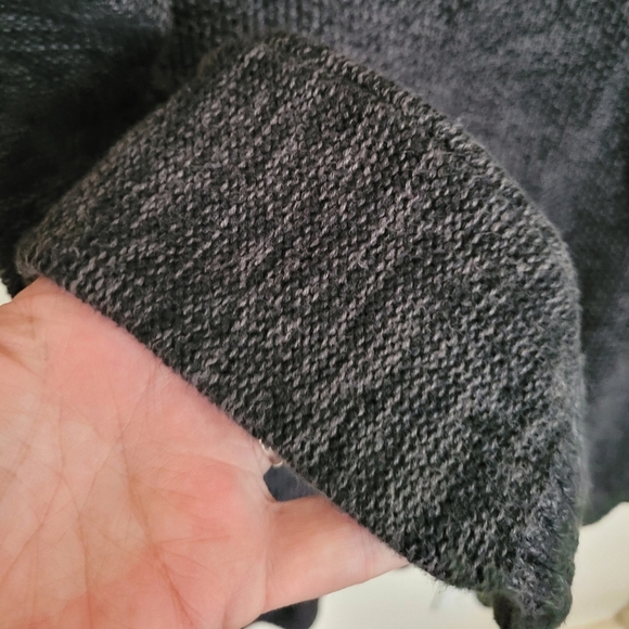 American Eagle Outfitters Knit Gray Long Cardigan Sweater Size Small - Picture 4 of 5